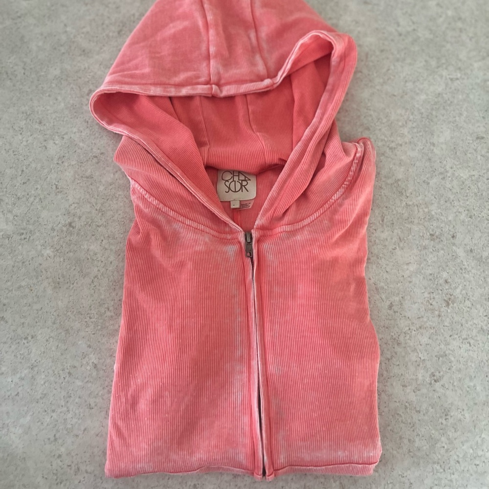 Chaser Coral Zip-Up Hoodie